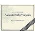 Alexander Valley Vineyards Chardonnay (half-bottle) 2001 Front Label