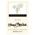 Chateau Ste. Michelle Reserve Merlot 2000 Front Label