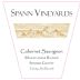 Spann Vineyards Mayacamas Range Cabernet Sauvignon 2011 Front Label