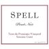 Spell Estate Terra de Promissio Vineyard Pinot Noir 2014 Front Label