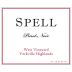 Spell Estate Weir Pinot Noir 2013 Front Label