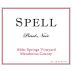 Spell Estate Alder Springs Pinot Noir 2013 Front Label
