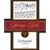 Spring Lake Winery Zinfandel 2010 Front Label