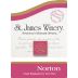 St James Winery Ozark Highlands Norton 2012 Front Label