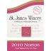 St James Winery Ozark Highlands Norton 2010 Front Label