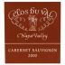 Clos du Val Napa Valley Cabernet Sauvignon (375ML half-bottle) 2000 Front Label