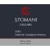 Stomani Cellars Cabernet Sauvignon Reserve 2010 Front Label
