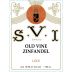 Sunland Vintage Winery Old Vine Zinfandel 2014 Front Label
