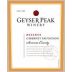 Geyser Peak Sonoma County Reserve Cabernet Sauvignon 2000 Front Label