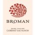 Broman Cellars Cabernet Sauvignon 2004 Front Label