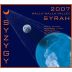 Syzygy Syrah 2007 Front Label