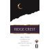 Claar Cellars Ridge Crest Syrah 2013 Front Label