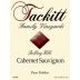 Tackitt Family Vineyards Rolling Hills Cabernet Sauvignon 2009 Front Label