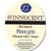 St. Innocent Shea Vineyard Pinot Gris 2001 Front Label
