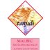 Tanjuli Malbec 2008 Front Label
