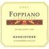 Foppiano Sangiovese 2001 Front Label
