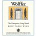 Wolffer Estate Rose 2002 Front Label