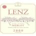 The Lenz Winery Old Vines Merlot 2000 Front Label