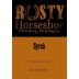 Thrall & Dodge Winery Rusty Horseshoe Syrah 2010 Front Label