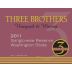 Three Brothers Vineyard and Winery Sangiovese Reserve 2011 Front Label