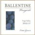 Ballentine Merlot 1999 Front Label