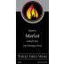 Three Fires Wine Reserve Merlot 2010 Front Label