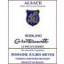 Julien Meyer Grittermatte Riesling 2001 Front Label
