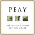 Peay Vineyards Estate Viognier 2009 Front Label