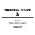 Thurston Wolfe The Spaniard 2012 Front Label