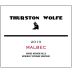 Thurston Wolfe Malbec 2013 Front Label