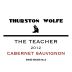 Thurston Wolfe The Teacher Cabernet Sauvignon 2012 Front Label