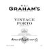 Graham's Vintage Port 1983 Front Label