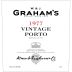 Graham's Vintage Port 1977 Front Label