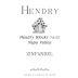 Hendry Block 7 and 22 Zinfandel 2010 Front Label