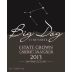 Big Dog Vineyards Estate Cabernet Sauvignon 2013 Front Label