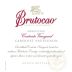 Brutocao Contento Vineyard Cabernet Sauvignon 2008 Front Label