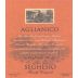 Seghesio Aglianico 2003 Front Label