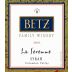 Betz Family Winery La Serenne Syrah 2001 Front Label