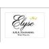 Elyse A.K.A. Zinfandel 2001 Front Label