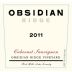 Tricycle Wine Company Obsidian Ridge Cabernet Sauvignon 2011 Front Label