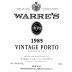 Warre's Vintage Port (torn label) 1985 Front Label