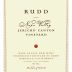 Rudd Jericho Canyon Vineyard Proprietary Red 2000 Front Label