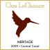 Clos LaChance Meritage 2009 Front Label