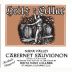 Heitz Cellar Trailside Vineyard Cabernet Sauvignon 1998 Front Label