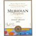 Meridian Pinot Grigio 2002 Front Label
