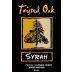 Twisted Oak Winery Tanner Vineyard Syrah 2007 Front Label