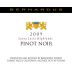 Bernardus Santa Lucia Highlands Pinot Noir 2009 Front Label
