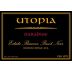 Utopia Vineyard Paradise Estate Private Reserve Pinot Noir 2011 Front Label