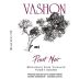 Vashon Winery Pinot Noir Monument Farm Vineyard 2013 Front Label