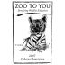 Via Vega Vineyard & Winery Zoo Cabernet Sauvignon 2007 Front Label